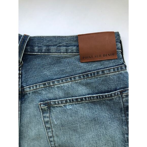 NWT J. Crew Point Sur Vista Straight Jeans in Pale Indigo Wash: Selvedge Edition - Picture 6 of 12
